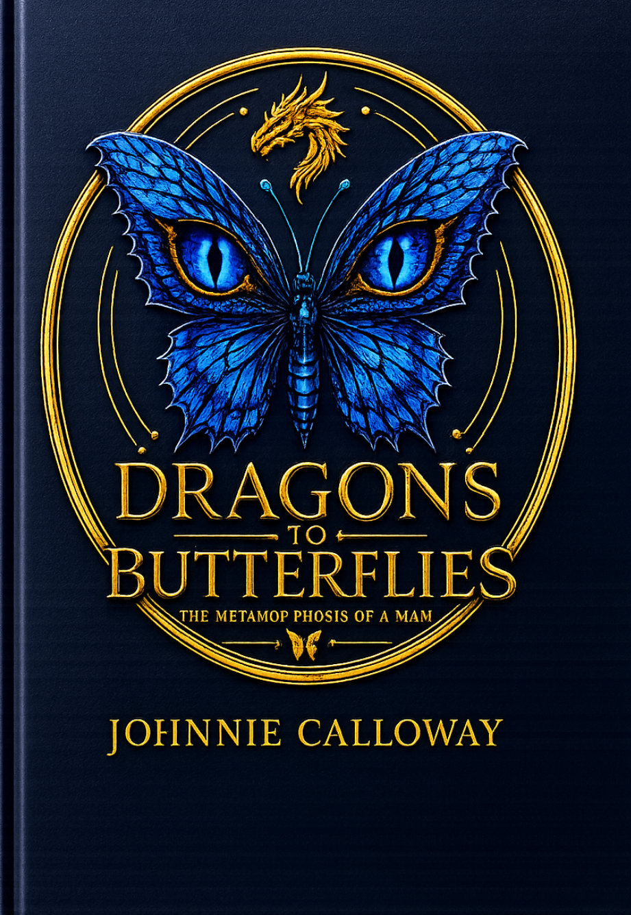 Dragons to Butterflies book cover by Johnnie Calloway.